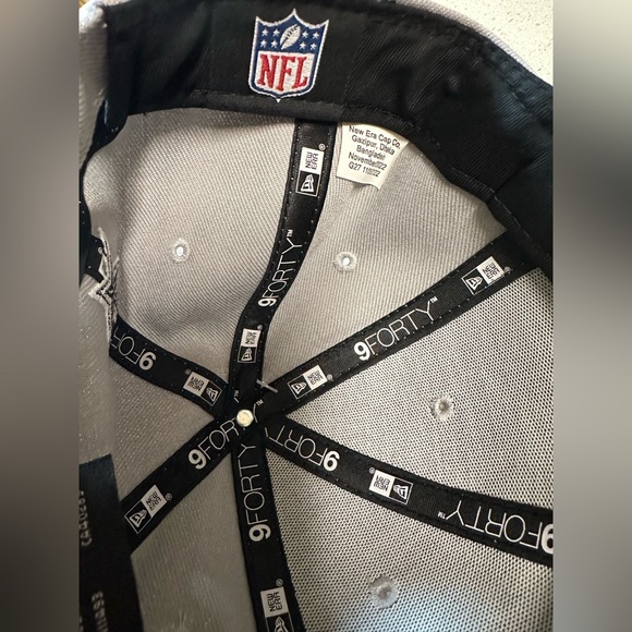 Dallas Cowboys New Era 9Forty Adjustable back Grey/ Naby Youth Cap NWT - Picture 3 of 6